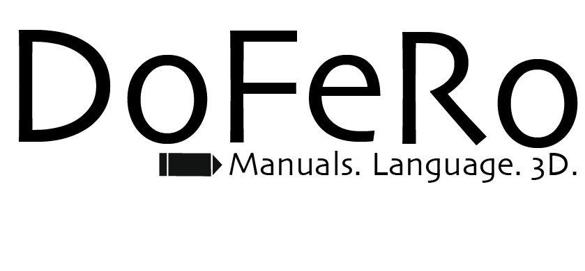 Dofero – Manuals. Language. 3D.